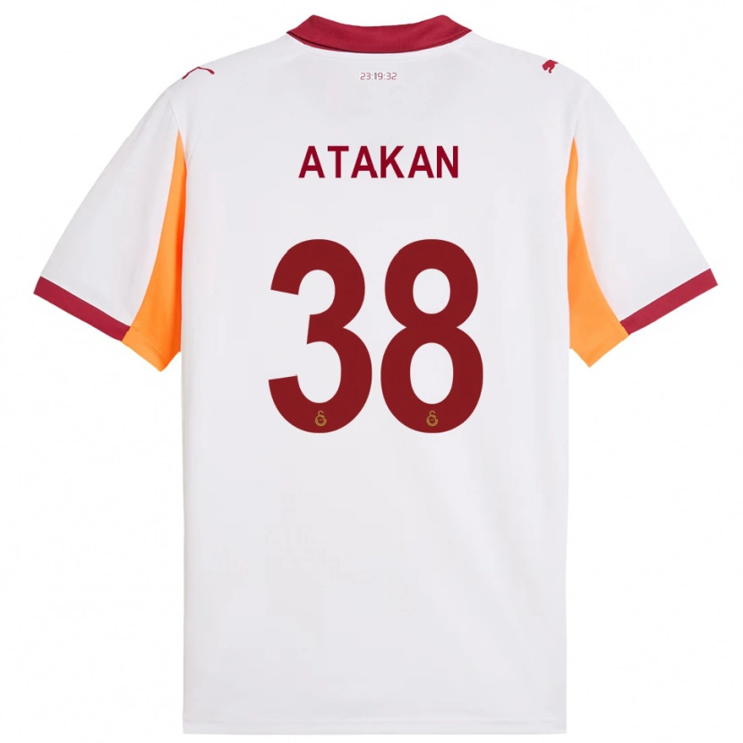 Danxen Dames Atakan Ordu #38 Wit Rood Uitshirt Uittenue 2025/26 T-Shirt