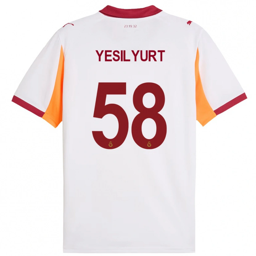 Danxen Dames Ali Yeşilyurt #58 Wit Rood Uitshirt Uittenue 2025/26 T-Shirt