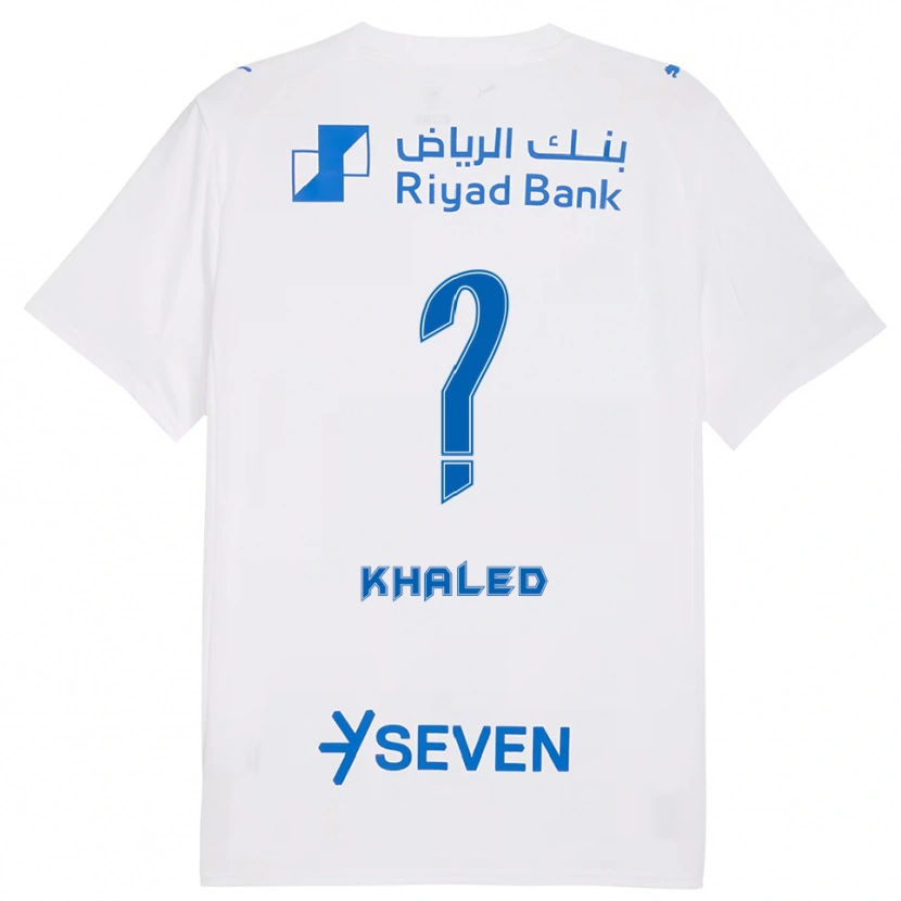 Danxen Dames Saad Khaled #0 Wit Blauw Uitshirt Uittenue 2025/26 T-Shirt