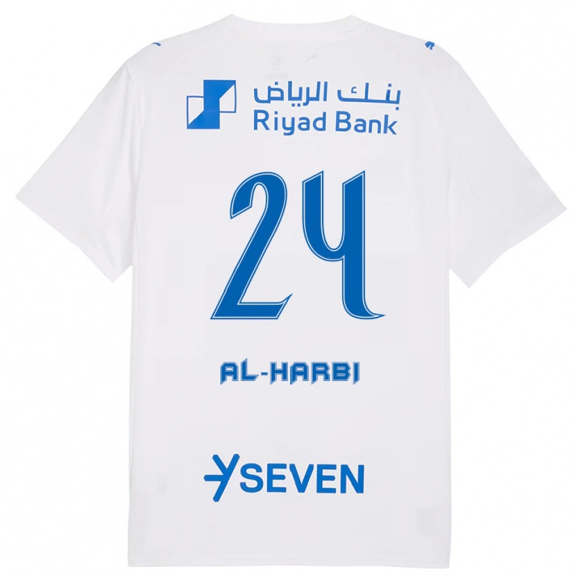 Danxen Dames Moteb Al-Harbi #24 Wit Blauw Uitshirt Uittenue 2025/26 T-Shirt