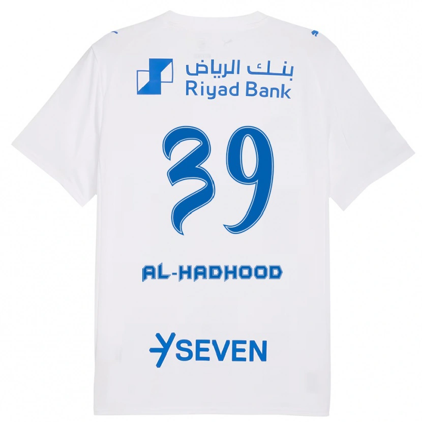 Danxen Dames Abdulaziz Al-Hadhood #39 Wit Blauw Uitshirt Uittenue 2025/26 T-Shirt