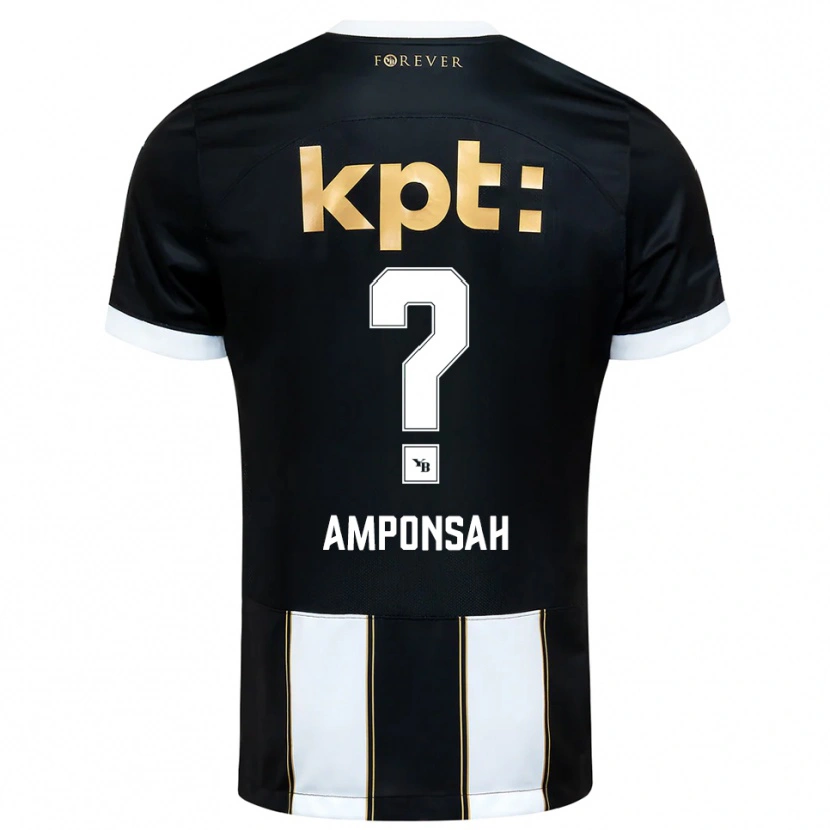 Danxen Dames Bright Amponsah #0 Zwart Wit Uitshirt Uittenue 2025/26 T-Shirt