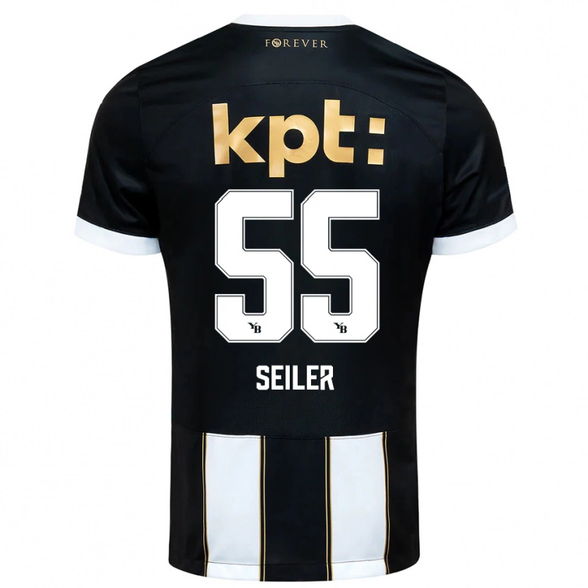 Danxen Dames Mats Seiler #55 Zwart Wit Uitshirt Uittenue 2025/26 T-Shirt