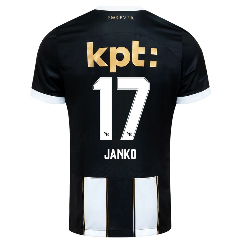 Danxen Dames Saidy Janko #17 Zwart Wit Uitshirt Uittenue 2025/26 T-Shirt