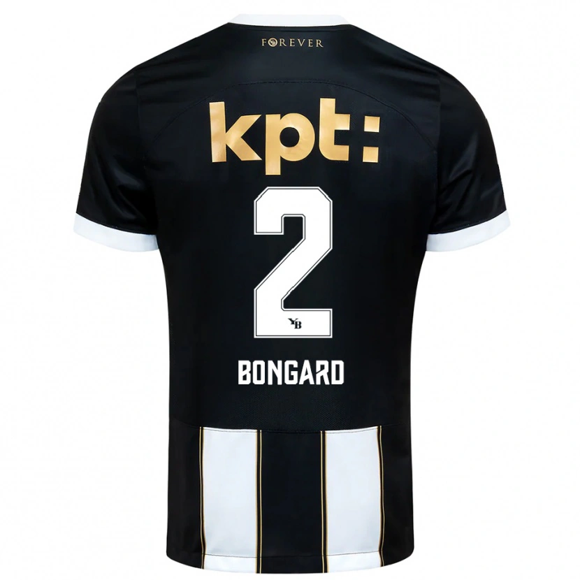 Danxen Dames Tiemo Bongard #2 Zwart Wit Uitshirt Uittenue 2025/26 T-Shirt