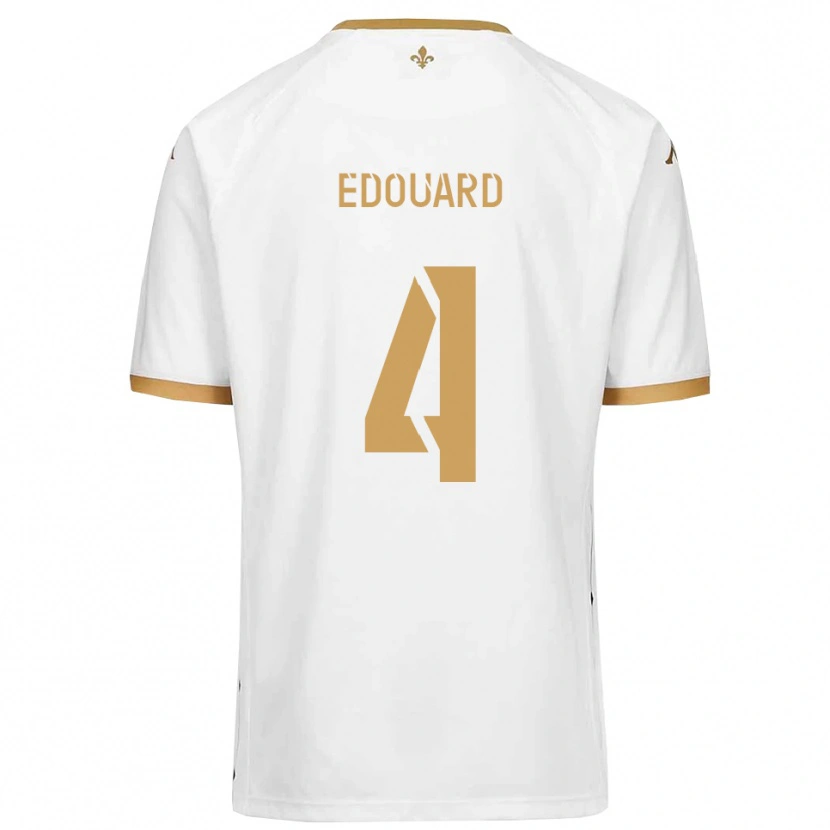 Danxen Dames Paul Edouard #4 Wit Goud Uitshirt Uittenue 2025/26 T-Shirt