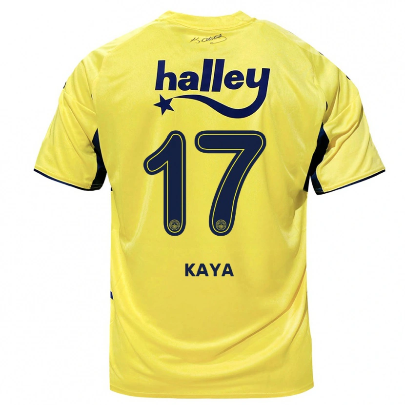 Danxen Dames İpek Kaya #17 Geel Donkerblauw Uitshirt Uittenue 2025/26 T-Shirt