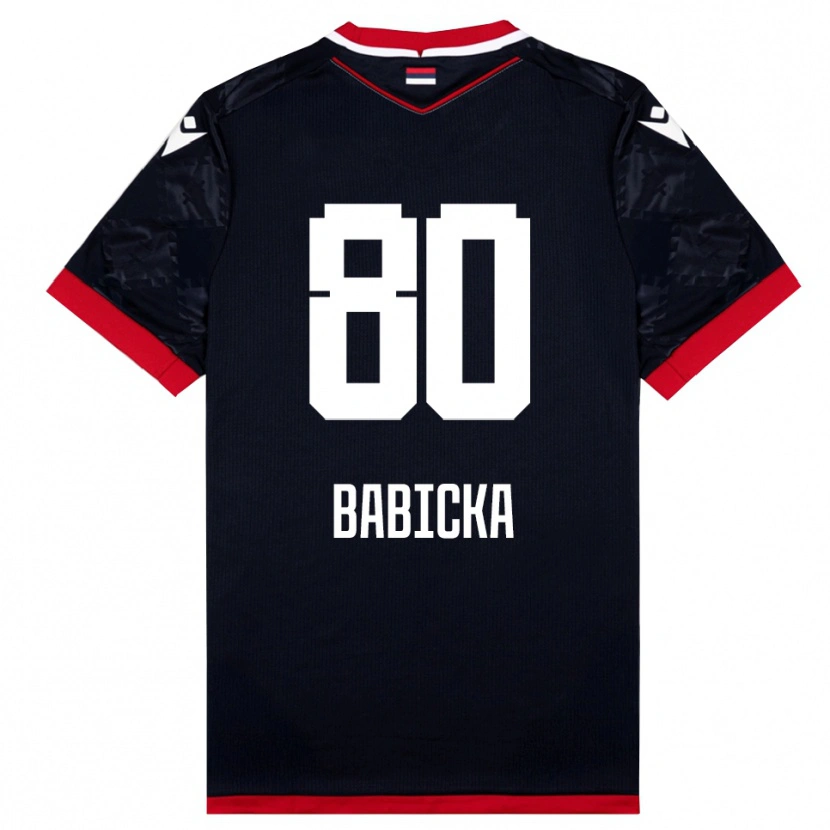 Danxen Dames Shavy Babicka #80 Zwart Rood Uitshirt Uittenue 2025/26 T-Shirt
