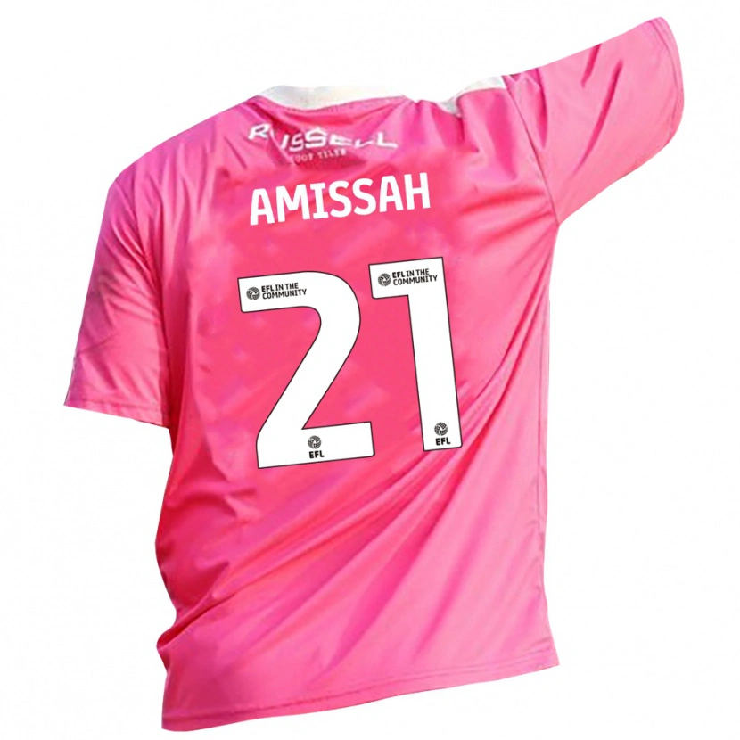 Danxen Kinderen Jordan Amissah #21 Roze Roze Keepersshirt 2025/26 T-Shirt