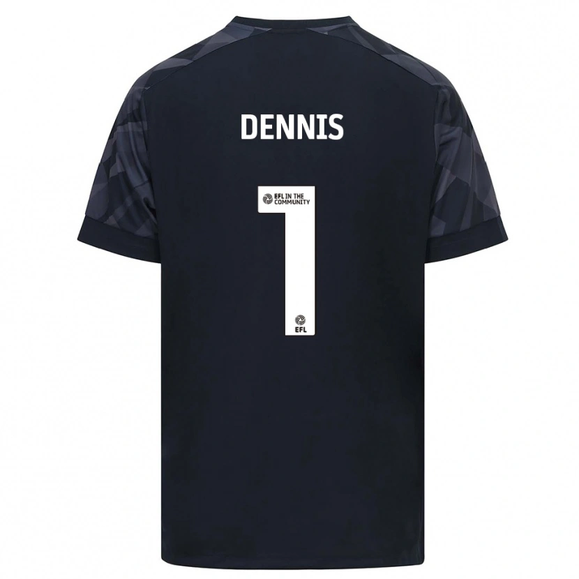 Danxen Kinderen Jake Dennis #1 Zwart Wit Keepersshirt 2025/26 T-Shirt