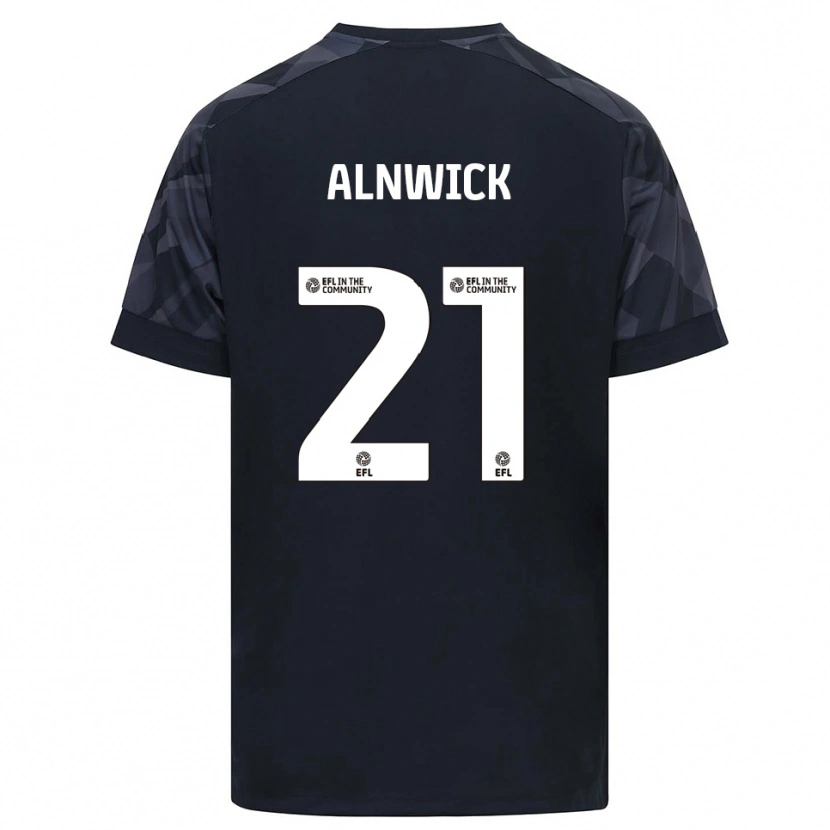 Danxen Kinderen Jak Alnwick #21 Zwart Wit Keepersshirt 2025/26 T-Shirt