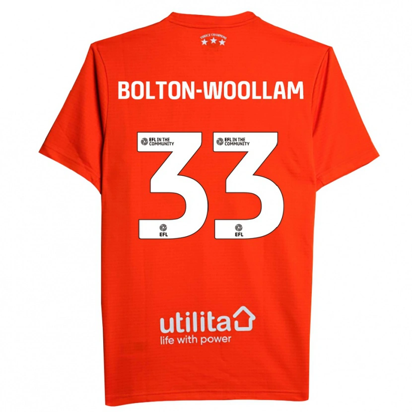 Danxen Kinderen Kacey Bolton-Woollam #33 Rood Wit Keepersshirt 2025/26 T-Shirt