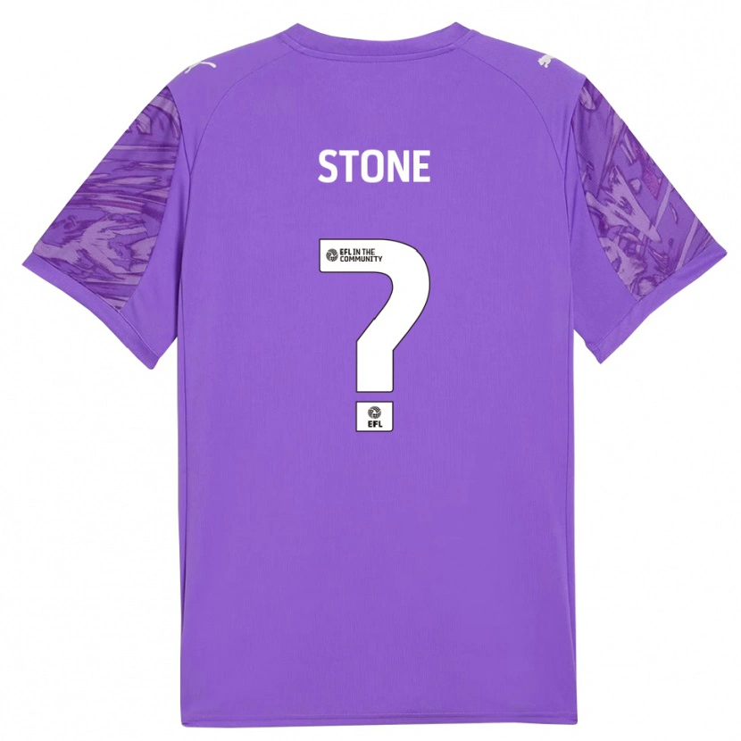Danxen Kinderen Hannah Stone #0 Donkerpaars Keepersshirt 2025/26 T-Shirt