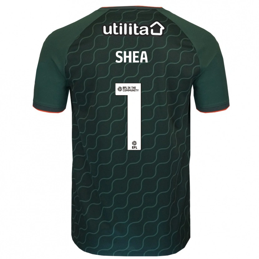 Danxen Kinderen James Shea #1 Donkergroen Keepersshirt 2025/26 T-Shirt
