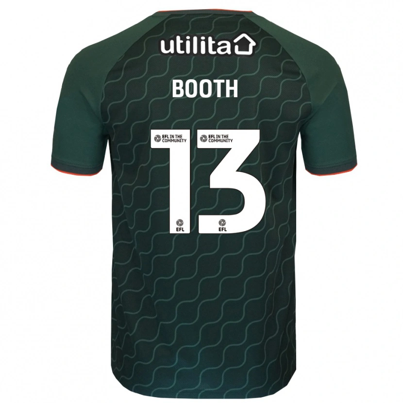 Danxen Kinderen Charlie Booth #13 Donkergroen Keepersshirt 2025/26 T-Shirt
