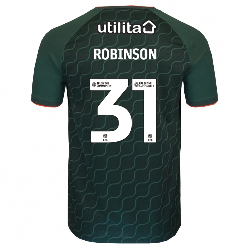 Danxen Kinderen Leah Robinson #31 Donkergroen Keepersshirt 2025/26 T-Shirt