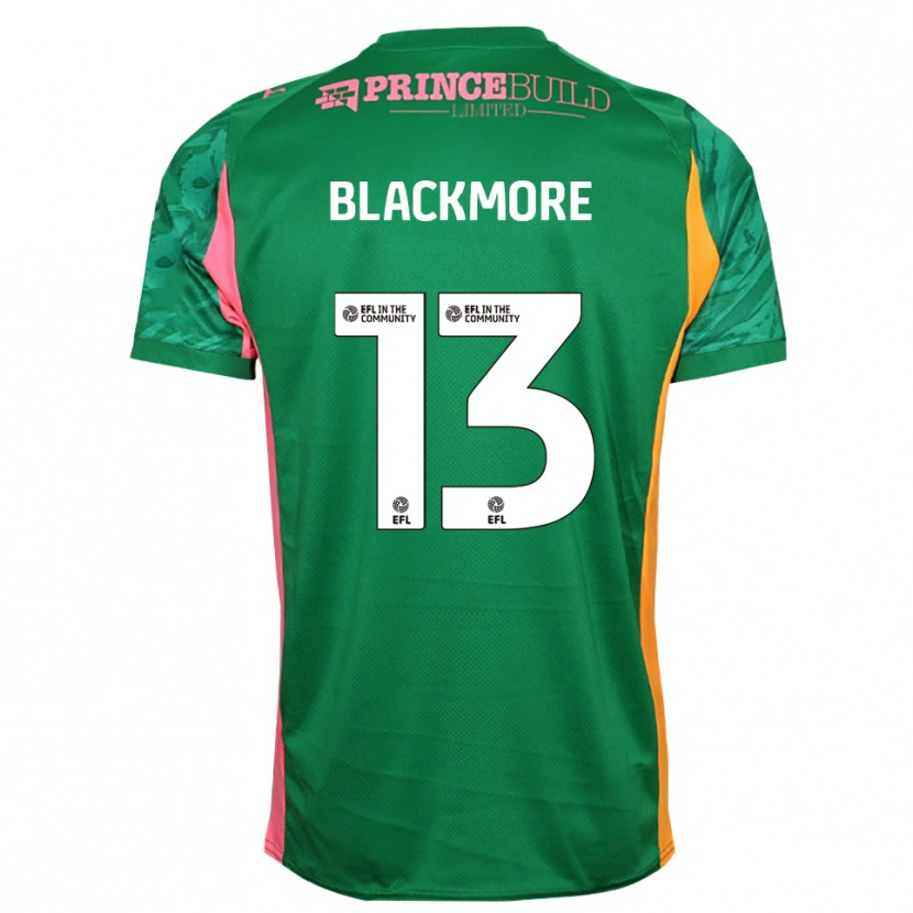 Danxen Kinderen Will Blackmore #13 Groen Roze Keepersshirt 2025/26 T-Shirt
