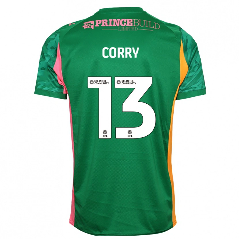 Danxen Kinderen Neive Corry #13 Groen Roze Keepersshirt 2025/26 T-Shirt