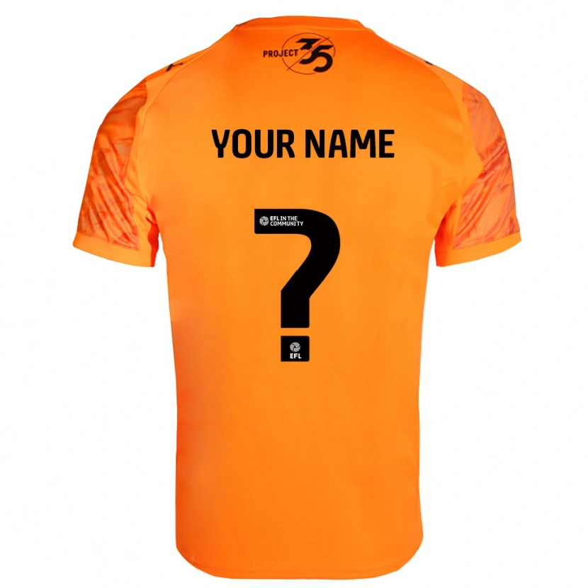 Danxen Kinderen Plymouth Argyle Oranje Zwart Keepersshirt 2025/26 T-Shirt