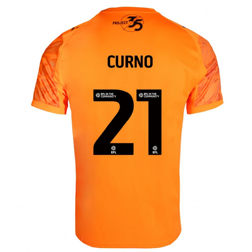 Danxen Kinderen Maddi Curno #21 Oranje Zwart Keepersshirt 2025/26 T-Shirt