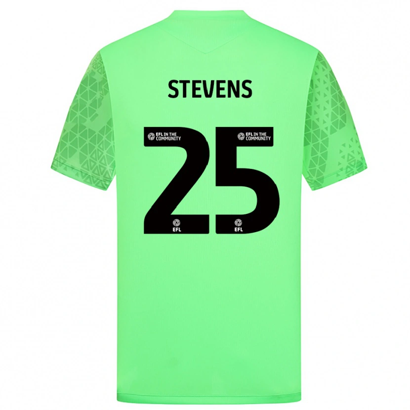 Danxen Kinderen Jack Stevens #25 Lichtgroen Keepersshirt 2025/26 T-Shirt