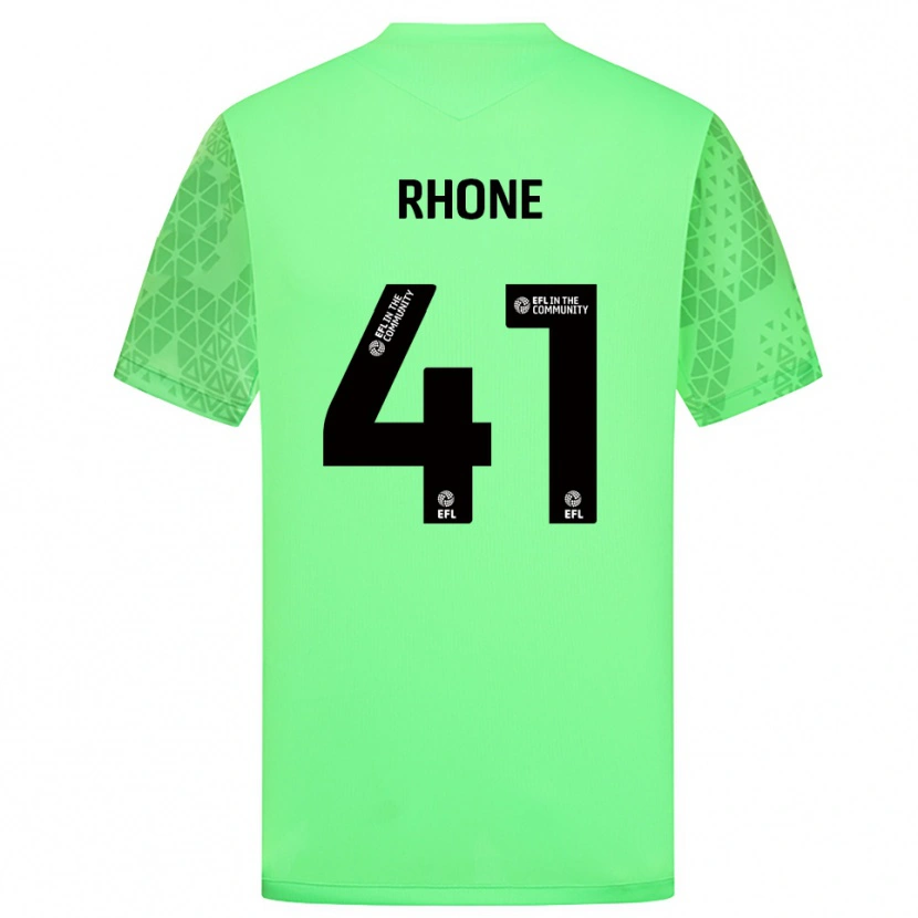 Danxen Kinderen Harrison Rhone #41 Lichtgroen Keepersshirt 2025/26 T-Shirt