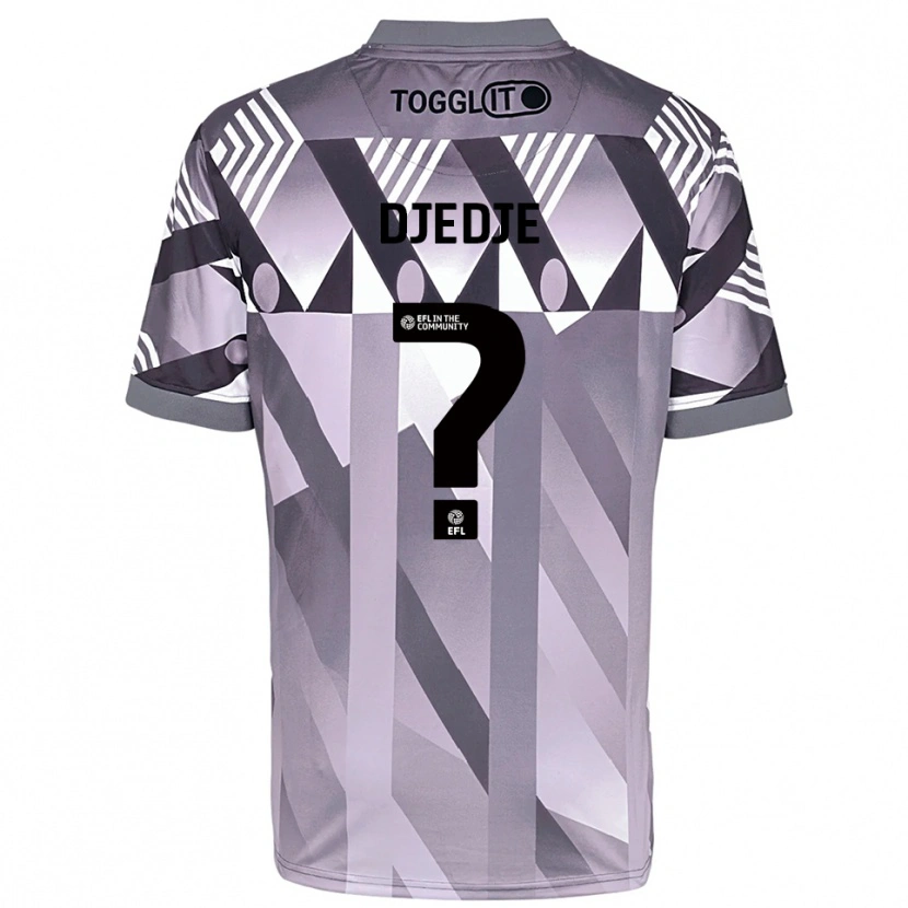 Danxen Kinderen Eterne Djedje #0 Lichtgrijs Keepersshirt 2025/26 T-Shirt