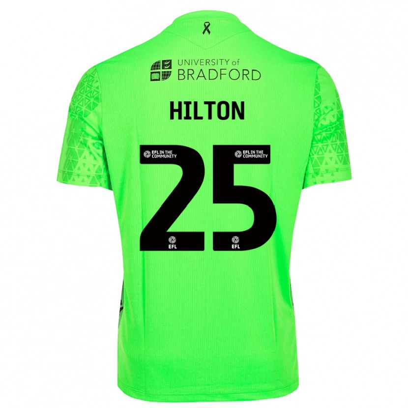 Danxen Kinderen Joe Hilton #25 Lentegroen Keepersshirt 2025/26 T-Shirt
