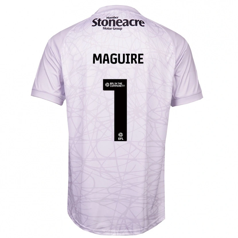 Danxen Kinderen Imogen Maguire #1 Lichtgrijs Zwart Keepersshirt 2025/26 T-Shirt