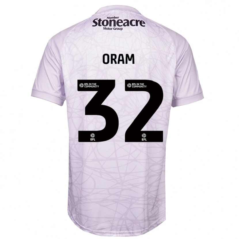 Danxen Kinderen Jake Oram #32 Lichtgrijs Zwart Keepersshirt 2025/26 T-Shirt