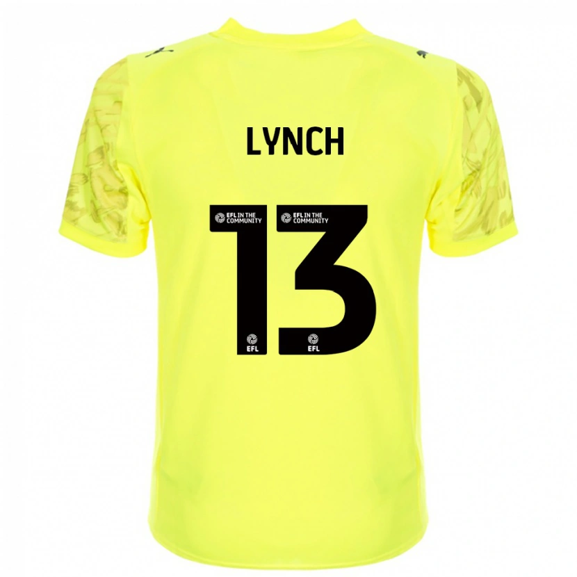 Danxen Kinderen Jay Lynch #13 Geel Zwart Keepersshirt 2025/26 T-Shirt