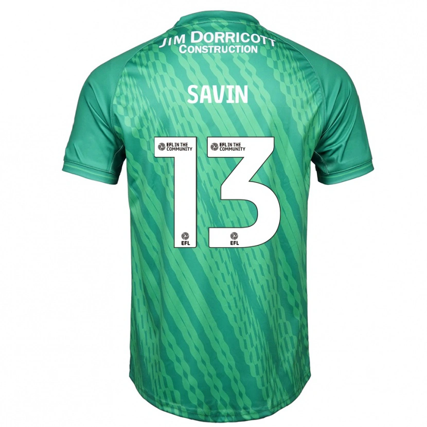 Danxen Kinderen Toby Savin #13 Groen Turquoise Keepersshirt 2025/26 T-Shirt
