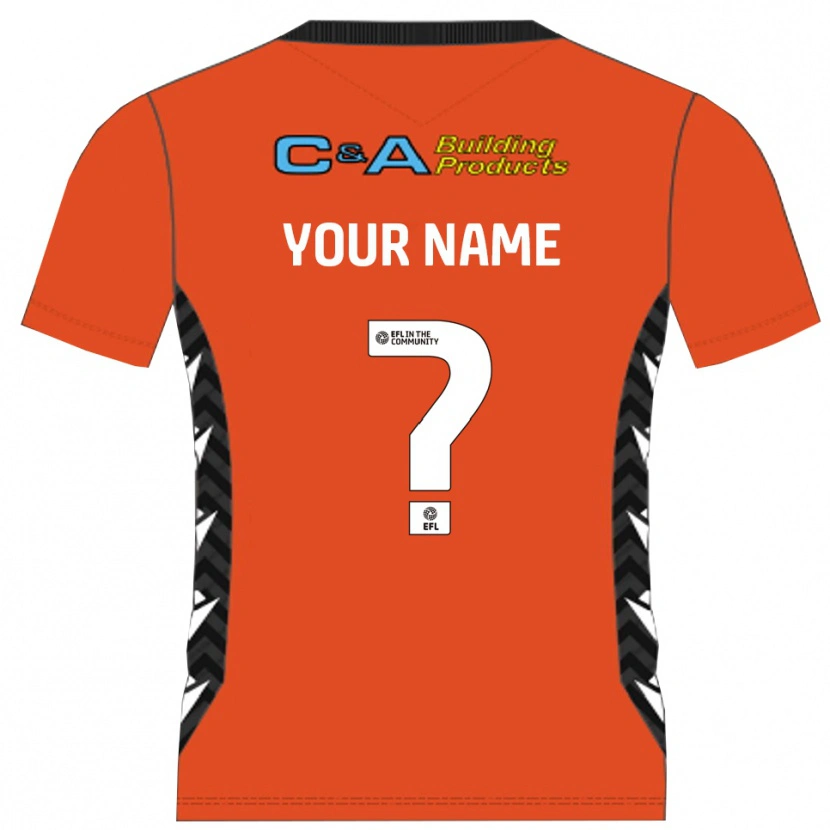 Danxen Kinderen Gillingham FC Oranje Zwart Keepersshirt 2025/26 T-Shirt