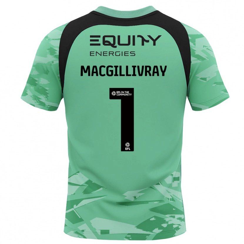 Danxen Kinderen Craig MacGillivray #1 Lichtgroen Glack Keepersshirt 2025/26 T-Shirt