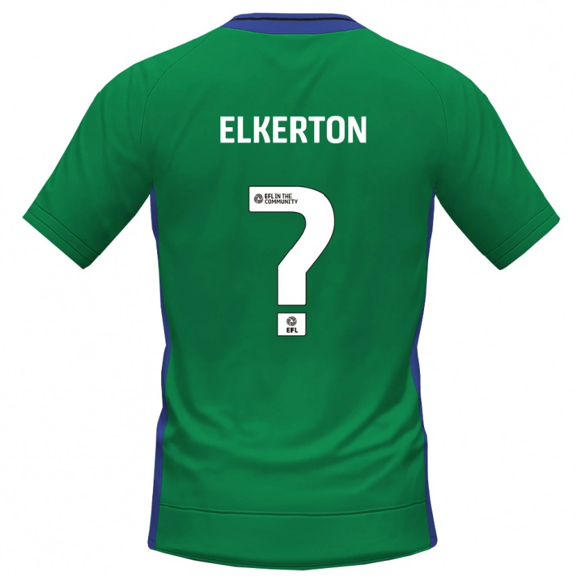 Danxen Kinderen Ava Elkerton #0 Groen Blauw Keepersshirt 2025/26 T-Shirt