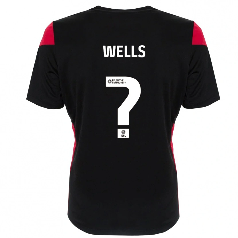 Danxen Kinderen Liv Wells #0 Zwart Wit Keepersshirt 2025/26 T-Shirt