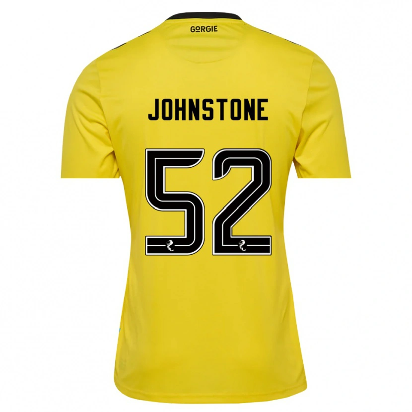 Danxen Kinderen Rachael Johnstone #52 Geel Rood Zwart Keepersshirt 2025/26 T-Shirt