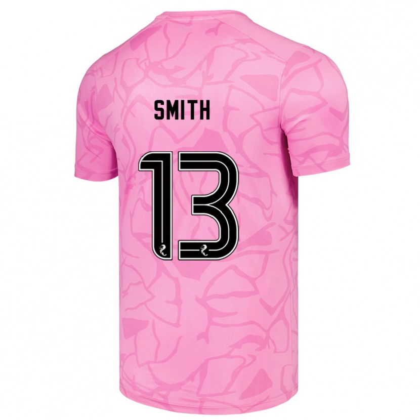 Danxen Kinderen Jordan Smith #13 Roze Zwart Keepersshirt 2025/26 T-Shirt