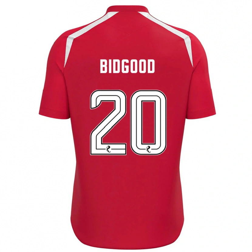 Danxen Kinderen Aoife Bidgood #20 Rood Wit Keepersshirt 2025/26 T-Shirt