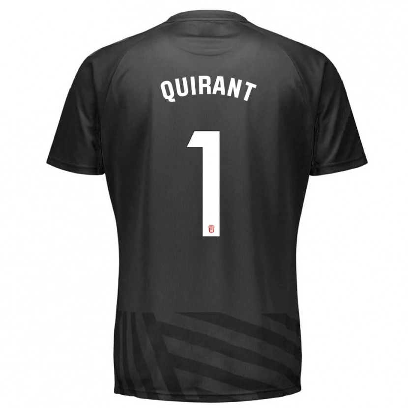 Danxen Kinderen Luismi Quirant #1 Grijs Zwart Keepersshirt 2025/26 T-Shirt
