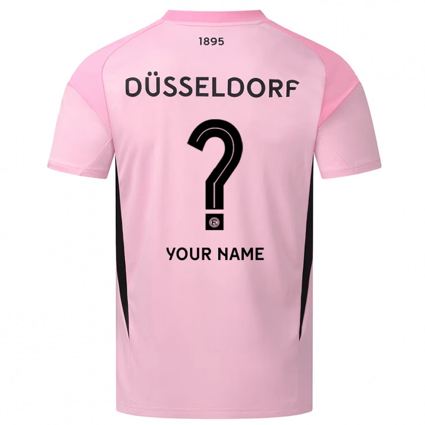 Danxen Kinderen Fortuna Düsseldorf Roze Zwart Keepersshirt 2025/26 T-Shirt