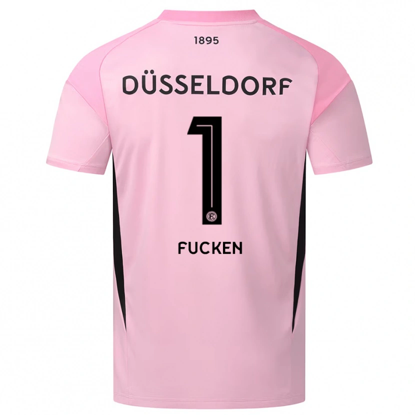 Danxen Kinderen Kilian Fucken #1 Roze Zwart Keepersshirt 2025/26 T-Shirt