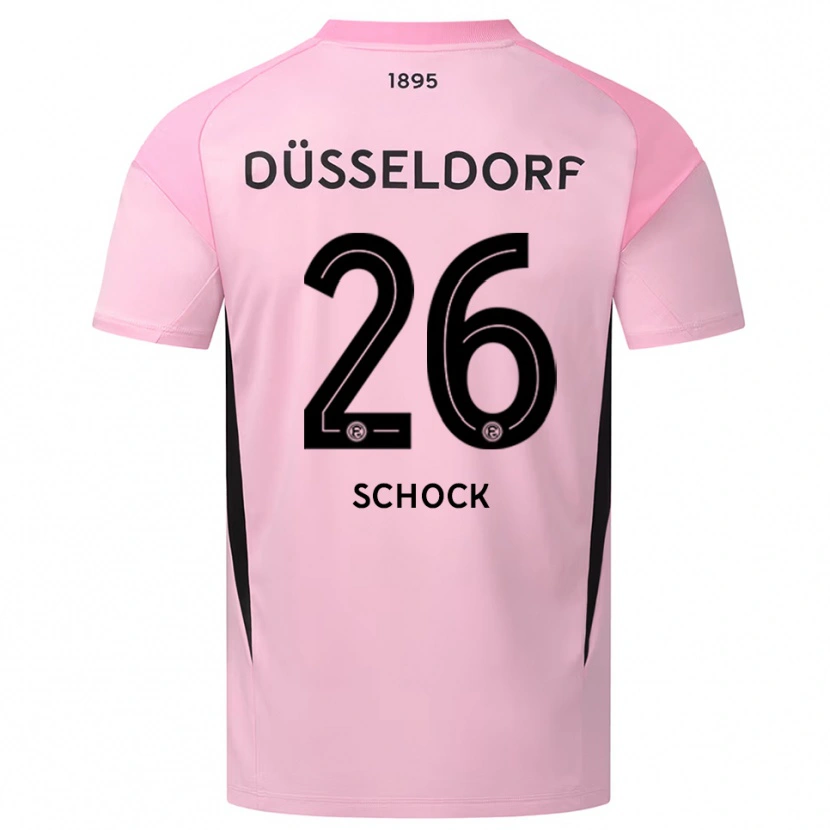 Danxen Kinderen Florian Schock #26 Roze Zwart Keepersshirt 2025/26 T-Shirt
