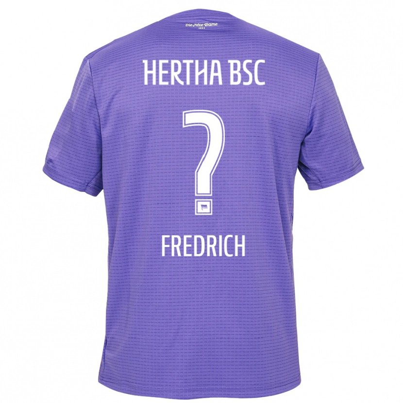 Danxen Kinderen Marco Fredrich #0 Paars Wit Keepersshirt 2025/26 T-Shirt