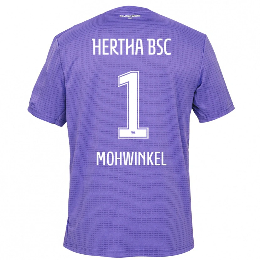 Danxen Kinderen Maximilian Mohwinkel #1 Paars Wit Keepersshirt 2025/26 T-Shirt