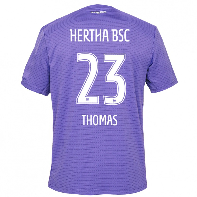 Danxen Kinderen Aaliyah Thomas #23 Paars Wit Keepersshirt 2025/26 T-Shirt