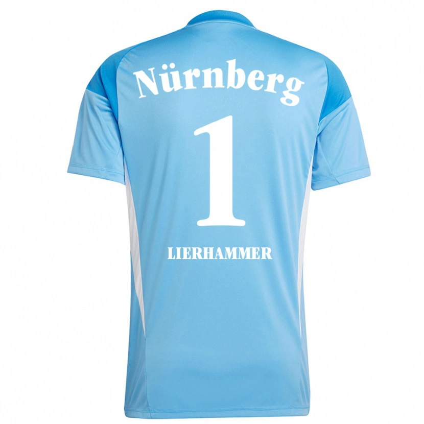 Danxen Kinderen Tim Lierhammer #1 Hemelsblauw Wit Keepersshirt 2025/26 T-Shirt