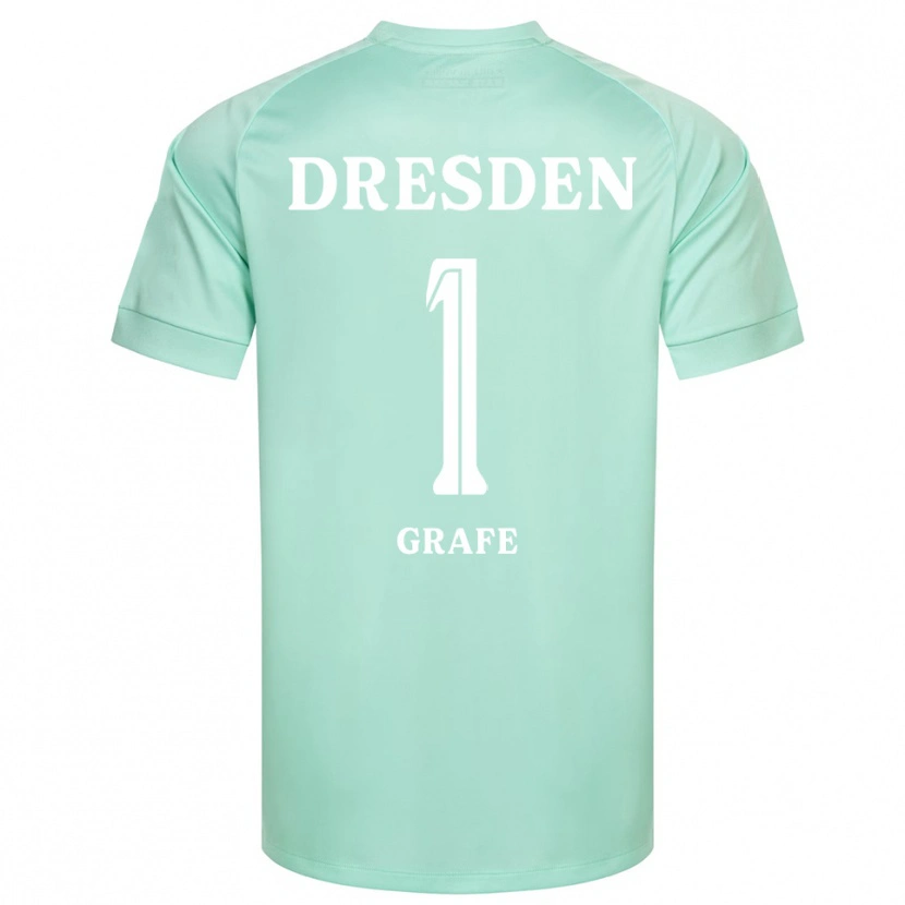 Danxen Kinderen Marlon Grafe #1 Licht Groen Wit Keepersshirt 2025/26 T-Shirt