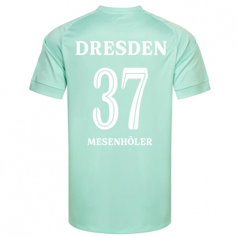 Danxen Kinderen Daniel Mesenhöler #37 Licht Groen Wit Keepersshirt 2025/26 T-Shirt