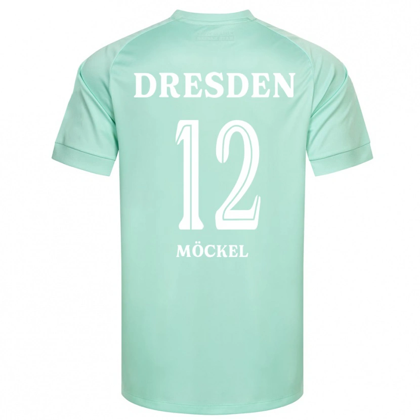 Danxen Kinderen Richard Möckel #12 Licht Groen Wit Keepersshirt 2025/26 T-Shirt